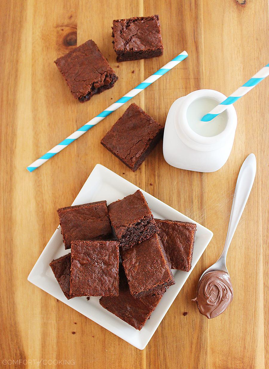 Incredible 3-Ingredient Nutella Brownies – The Comfort Of Cooking