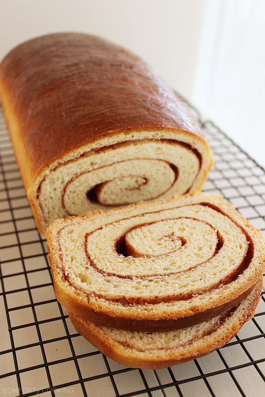 Soft Cinnamon Swirl Bread The Comfort of Cooking