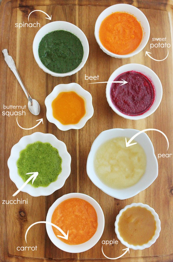 8 Easy Homemade Baby Purées: First 