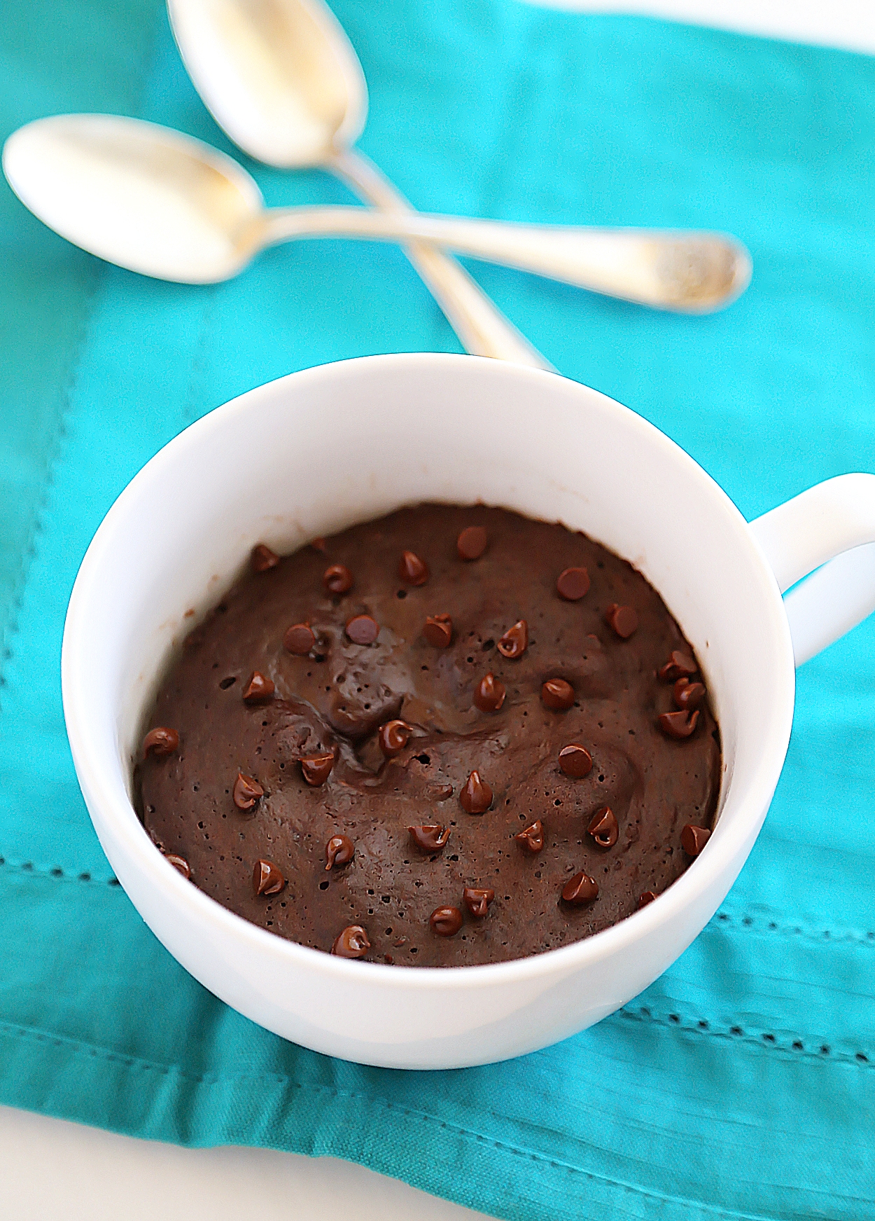 Minute Chocolate Peanut Butter Mug Cake The Comfort Of Cooking