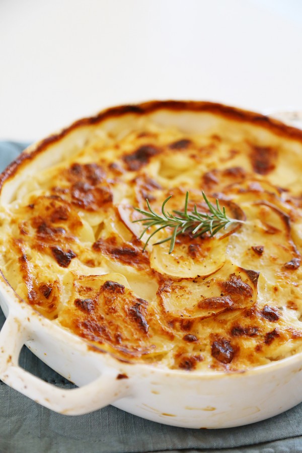 Potato and Goat Cheese Gratin 