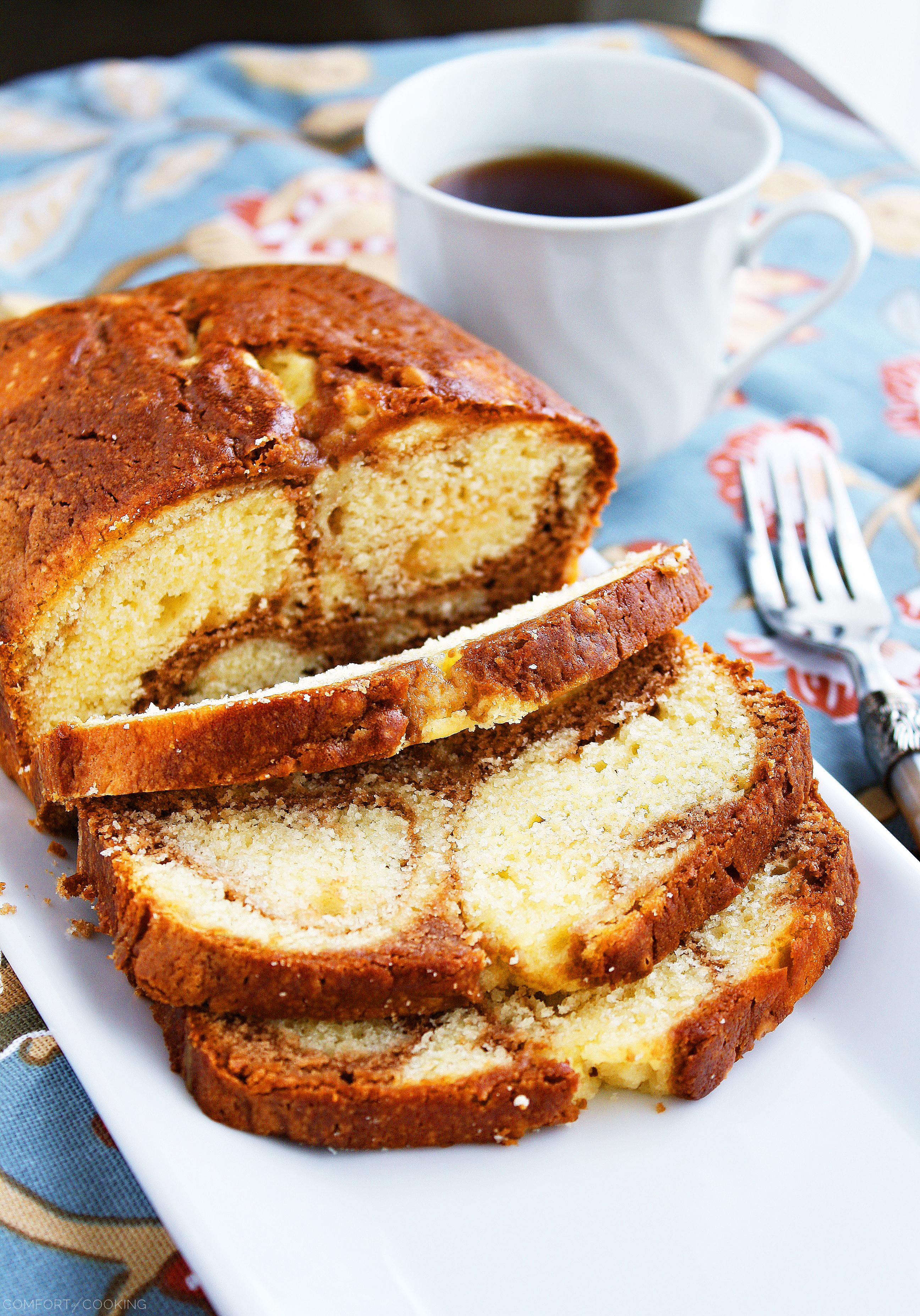 Chocolate-Vanilla Marbled Bread – The Comfort of Cooking