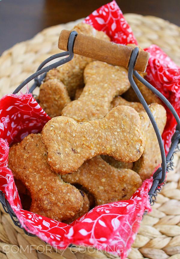 Homemade Peanut Butter-Bacon Dog Treats – The Comfort of Cooking