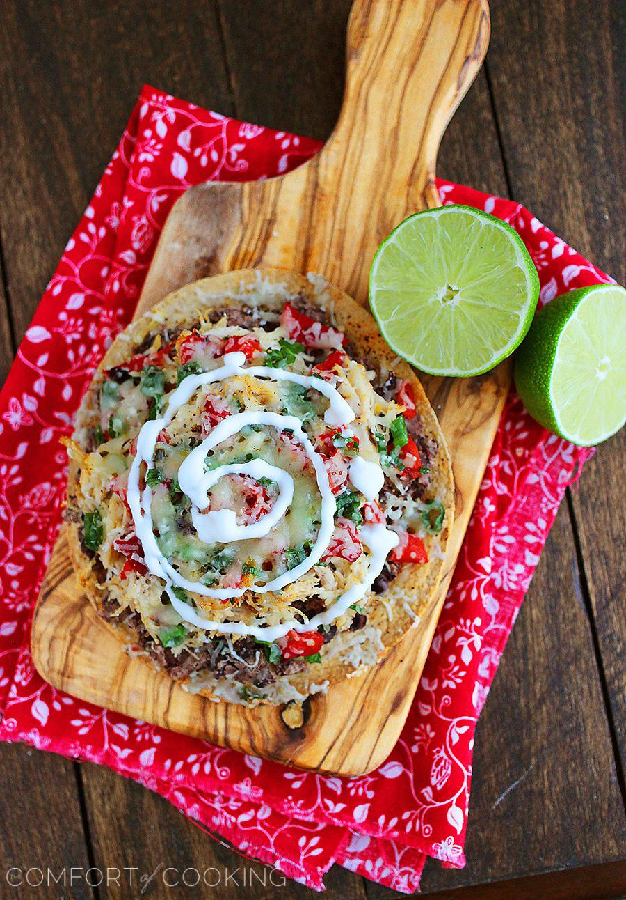 Baked Mexican Tostadas – The Comfort of Cooking