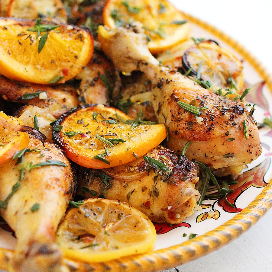 Herb and Citrus Oven Roasted Chicken image