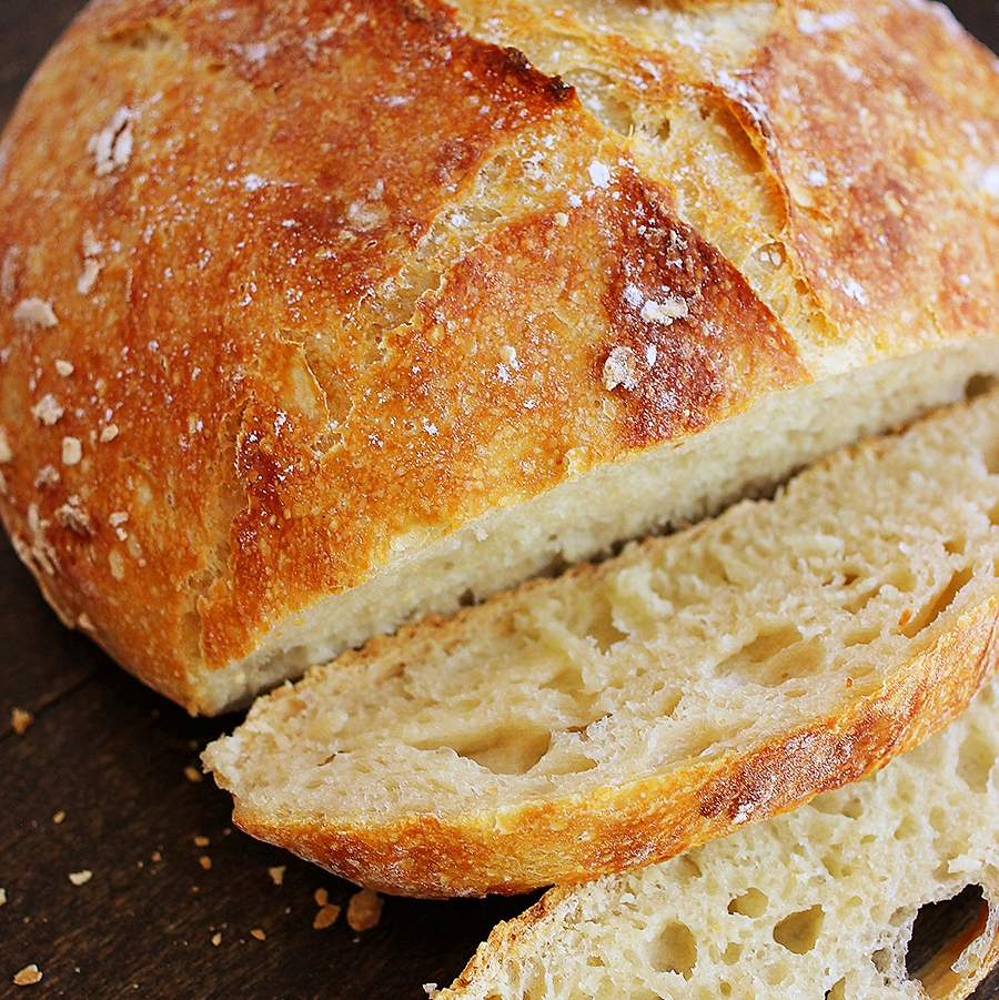 Fluffy Dutch Oven Sourdough Bread (+ Photo Tutorial)