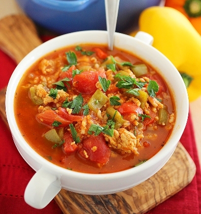 Stuffed Pepper Soup – The Comfort of Cooking