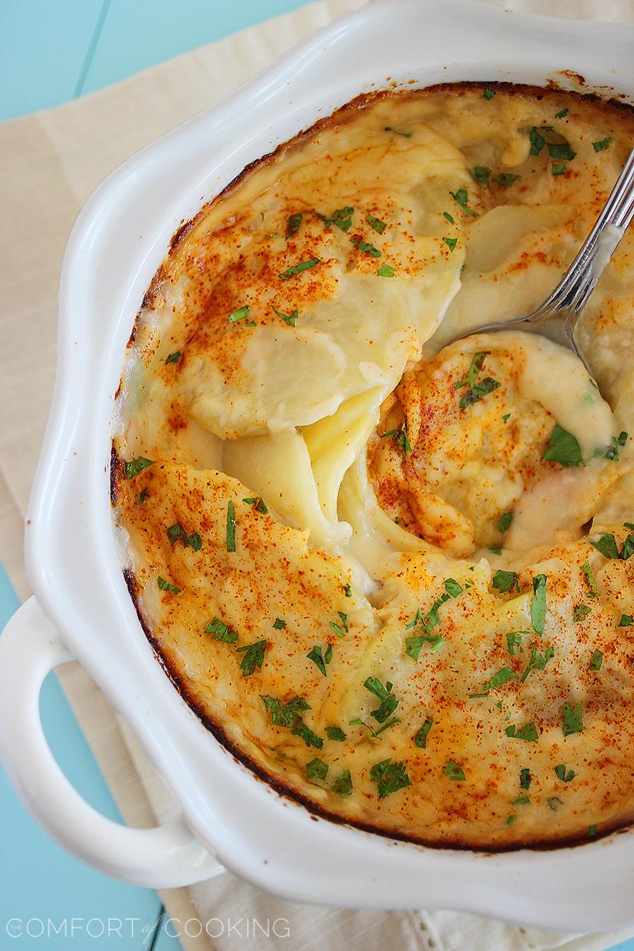 Cheesy Scalloped Potato Gratin – The Comfort of Cooking