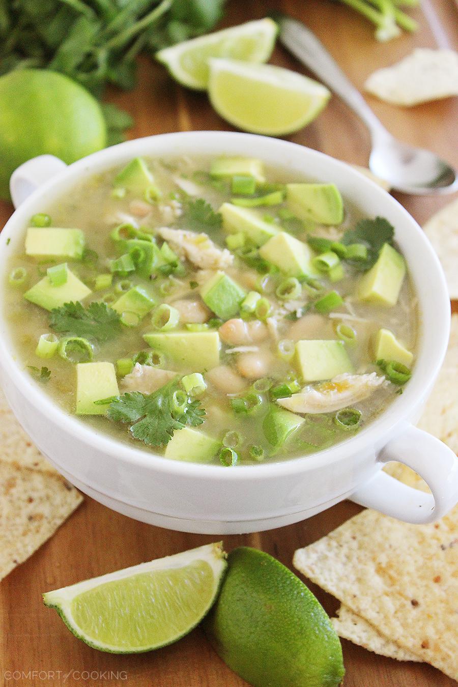 Easy Salsa Verde White Chicken Chili – The Comfort of Cooking