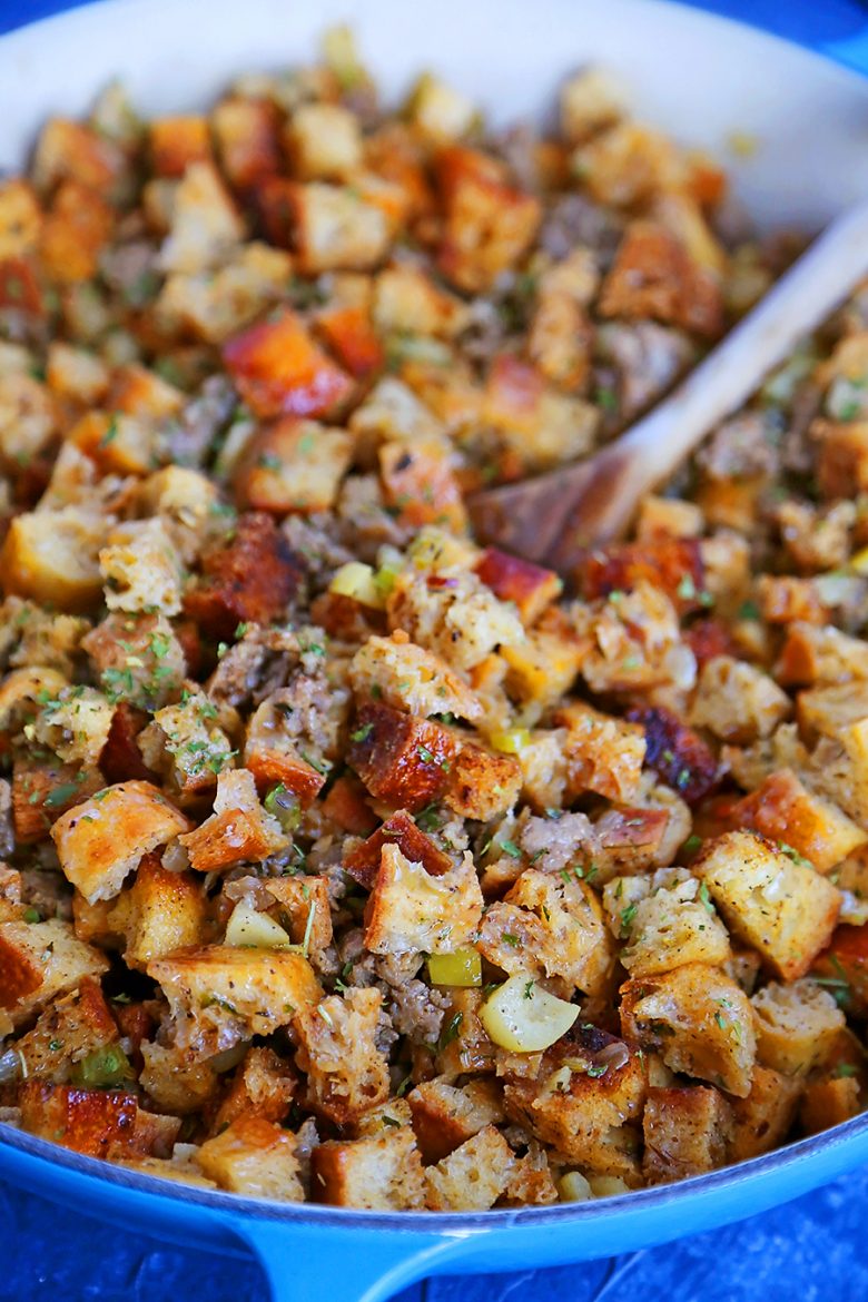Best Ever Sausage, Sage and Apple Stuffing – The Comfort of Cooking