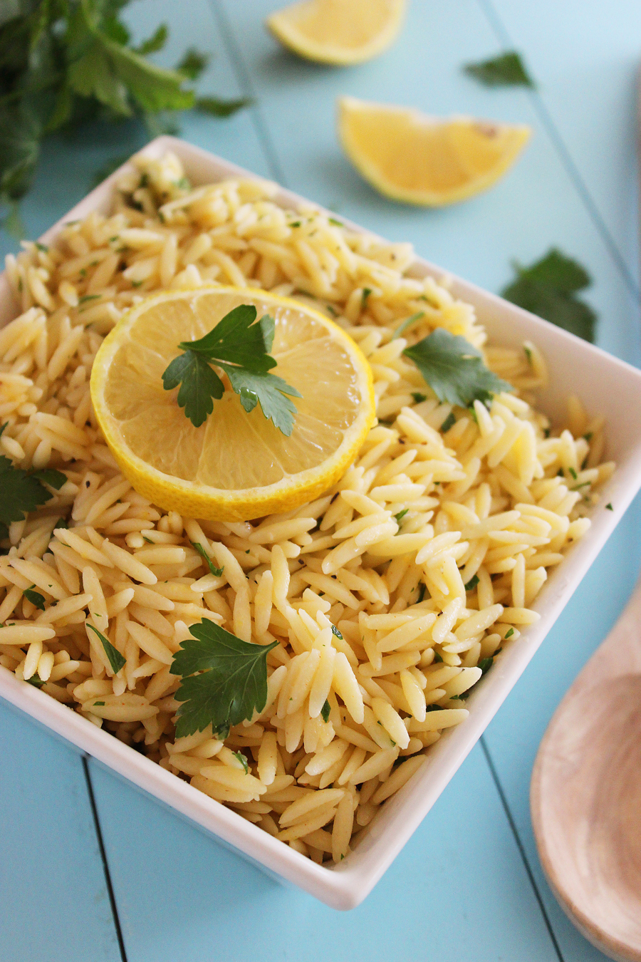 Lemon Butter Orzo with Parsley – The Comfort of Cooking