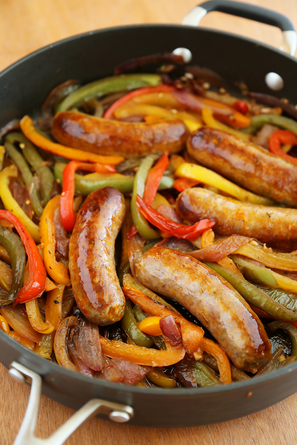 Skillet Italian Sausage, Peppers and Onions – The Comfort of Cooking