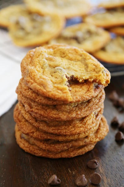 Thin Chewy Chocolate Chip Cookies – The Comfort of Cooking