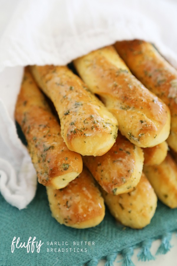 Fluffy Garlic Butter Breadsticks The Comfort of Cooking