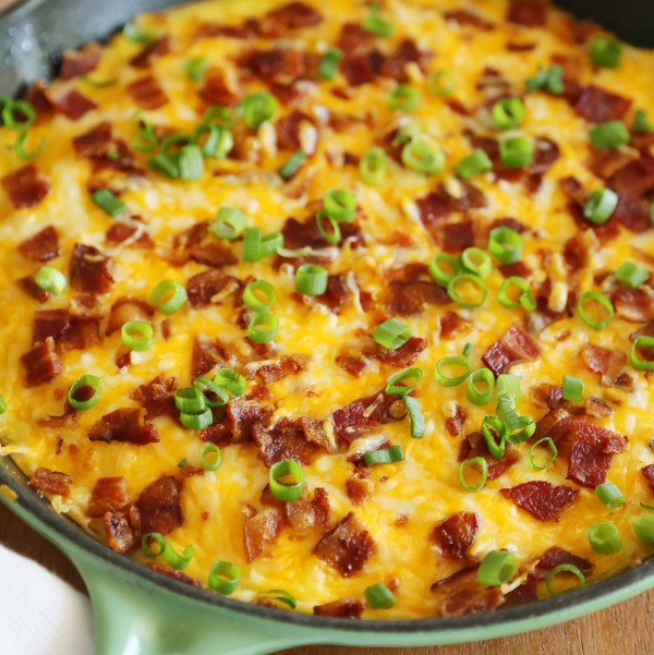 Cheesy Bacon Potato Frittata – The Comfort of Cooking