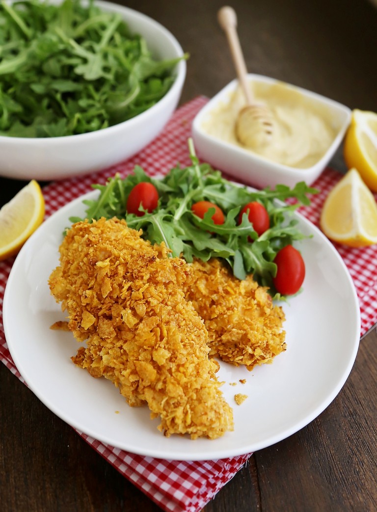 Crispy Honey-Dijon Baked Chicken Tenders – The Comfort of Cooking