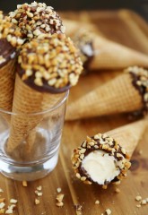 Homemade Chocolate-Dipped Ice Cream Cones – The Comfort of Cooking