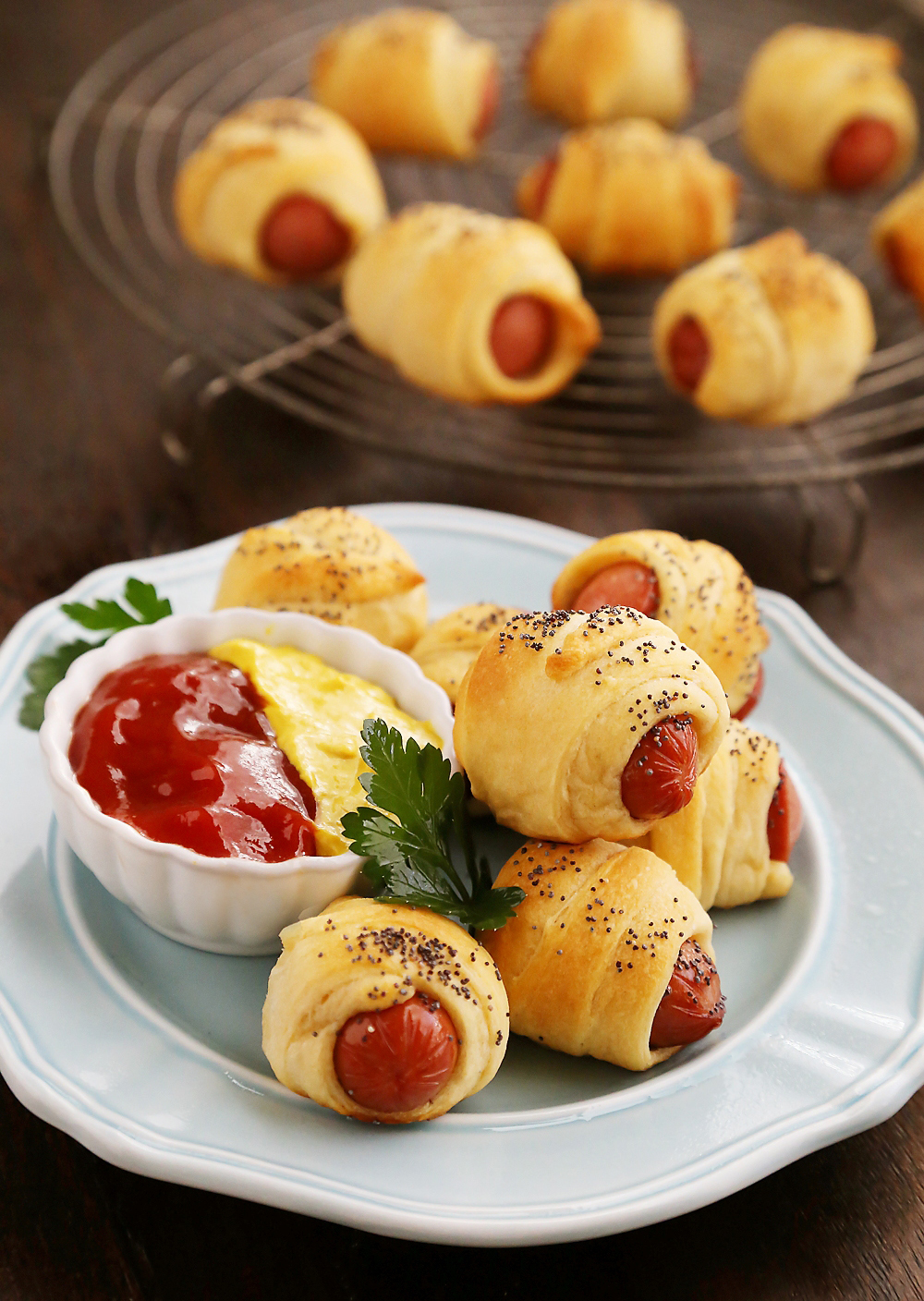 3-Ingredient Crescent Hot Dog Rollups – The Comfort of Cooking