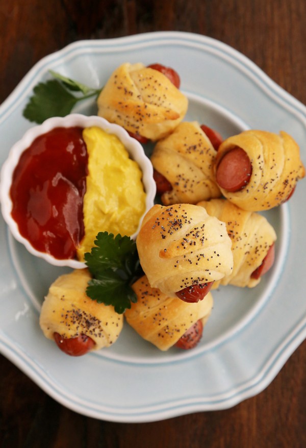 3Ingredient Crescent Hot Dog Rollups The Comfort of Cooking