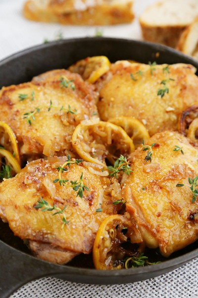 Skillet Crispy Lemon Chicken with White Wine Sauce – The Comfort of Cooking