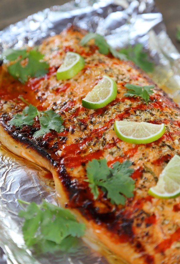 Honey Cilantro Lime Salmon in Foil – The Comfort of Cooking