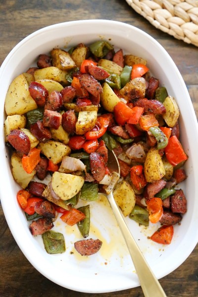 One-Pan Roasted Sausage, Peppers and Potatoes – The Comfort of Cooking