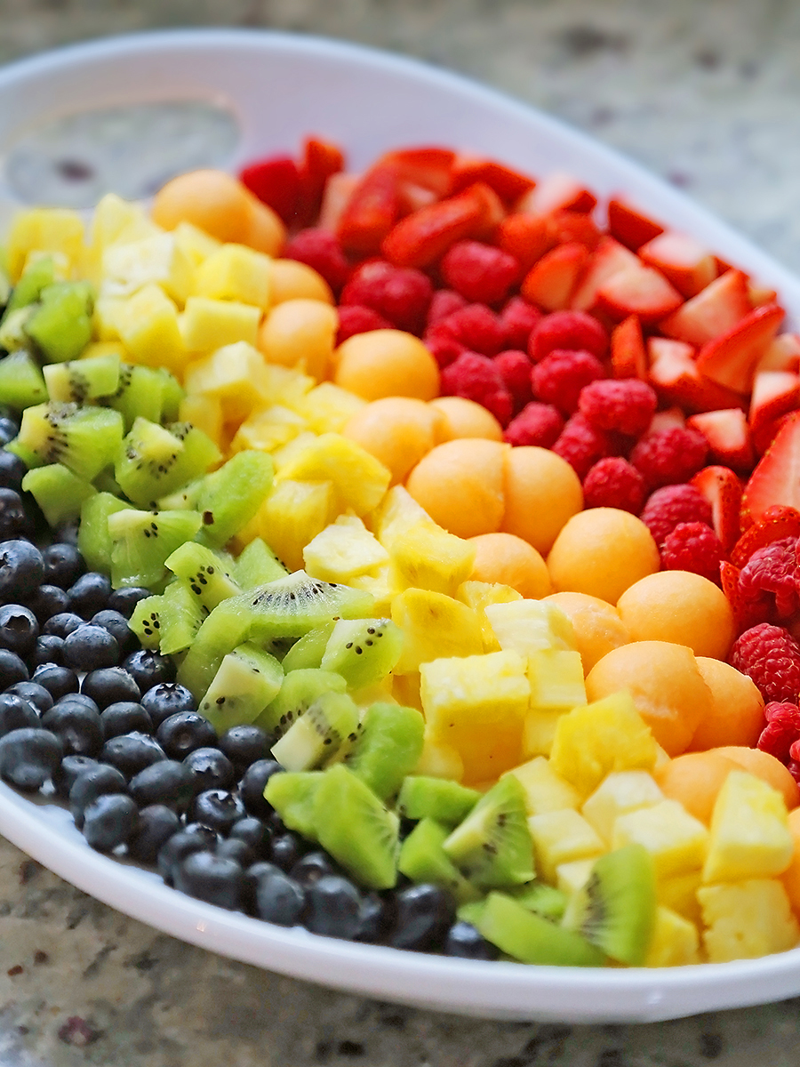 Rainbow Fruit Salad – The Comfort of Cooking