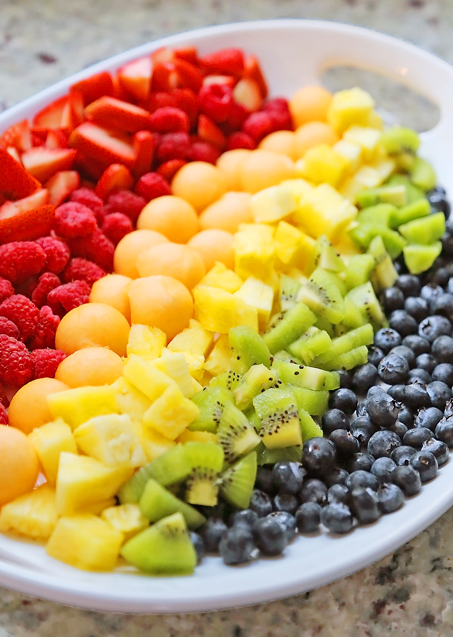 Rainbow Fruit Salad – The Comfort of Cooking