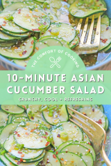 10-Minute Asian Cucumber Salad – The Comfort of Cooking