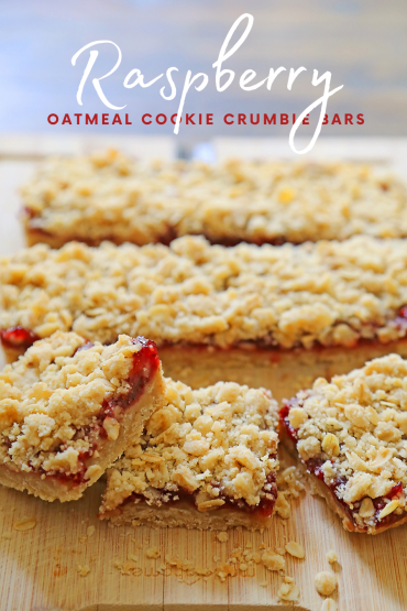 Raspberry Oatmeal Cookie Crumble Bars – The Comfort of Cooking