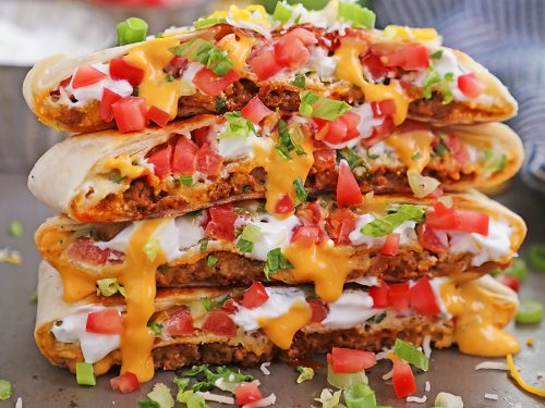 Taco Bell Crunchwrap Supreme (Copycat Recipe) • The Candid Cooks