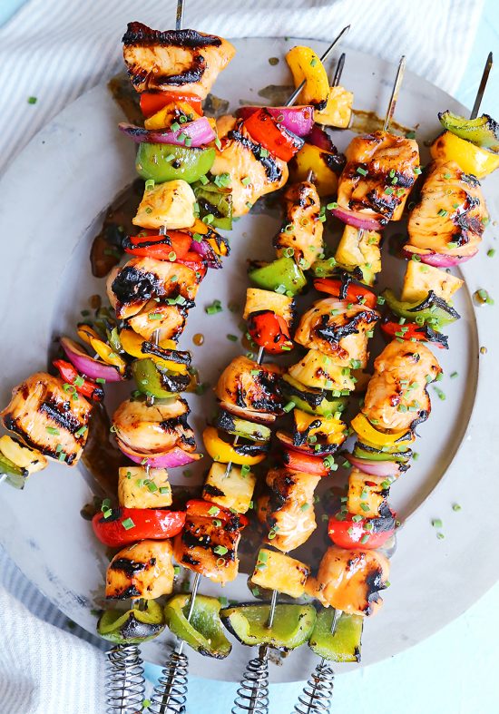 Sweet Chili Hawaiian Chicken Skewers – The Comfort of Cooking