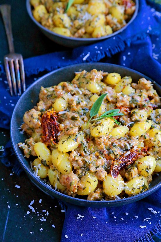 Creamy Tuscan Sausage Gnocchi – The Comfort of Cooking