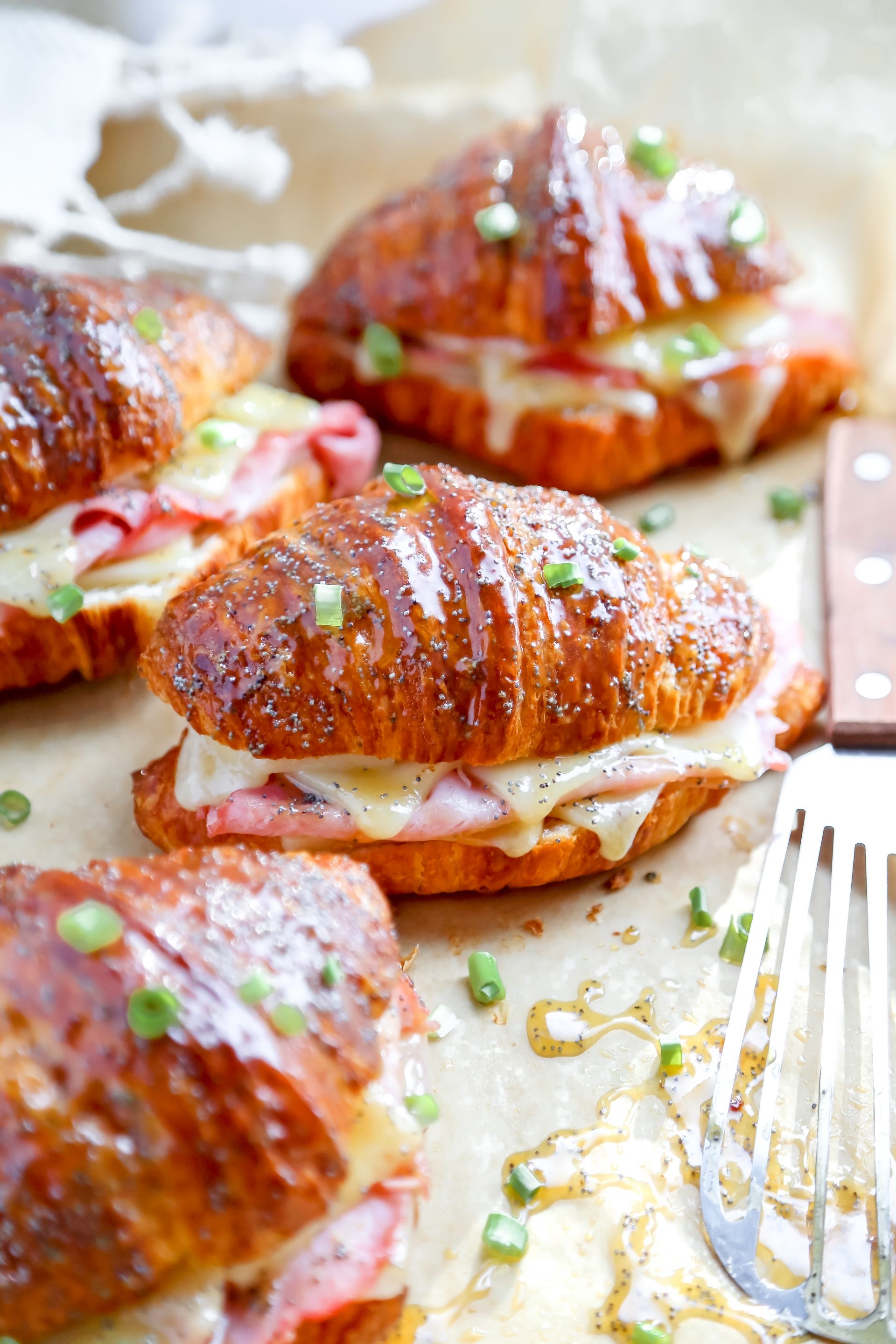 Baked Ham and Cheese Croissants – The Comfort of Cooking