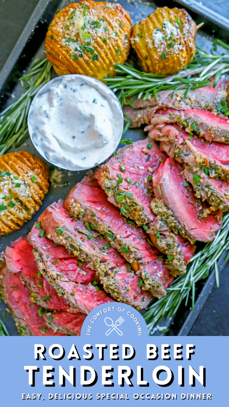 Roasted Beef Tenderloin With Creamy Horseradish Sauce – The Comfort Of ...