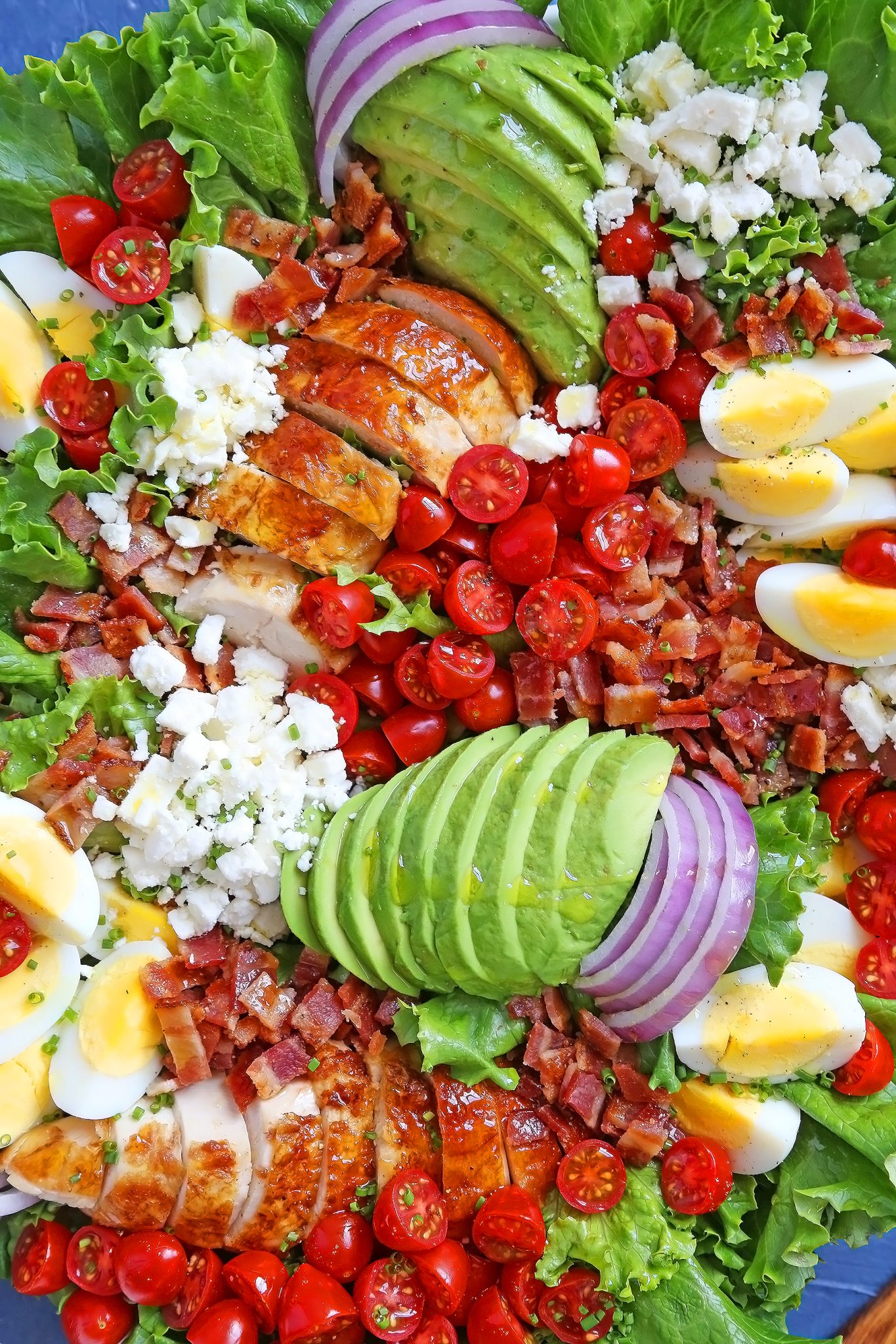 Cobb Salad With Balsamic Vinaigrette The Comfort Of Cooking 7590